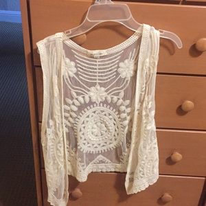 Lace vest